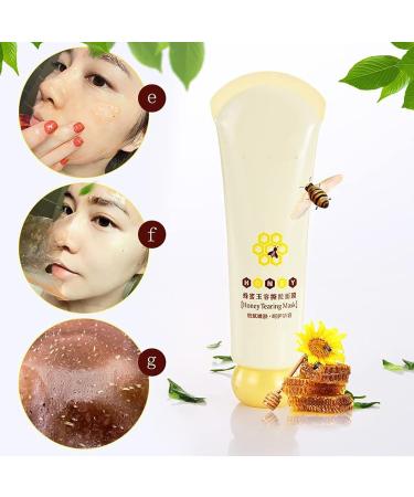 Masque de miel Masque de visage au miel Masque de d chirure du miel Masque de peluche Contr le de l'huile Dissolvant Masquez les pores propres la peau morte Masque de miel pour le visage (5 PCS) - Buy Online on GoSupps.com
