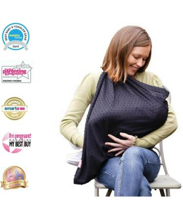 Mamascarf Nursing Cover - Lightweight 100% Cotton (Black) - Buy Online on GoSupps.com