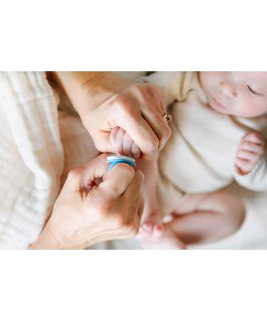 Wearable Baby Nail File Set with Ring | Gentle Nail Care for Newborns | 18 Snap-Off Disposable Files | New Baby Essentials - Buy Online on GoSupps.com