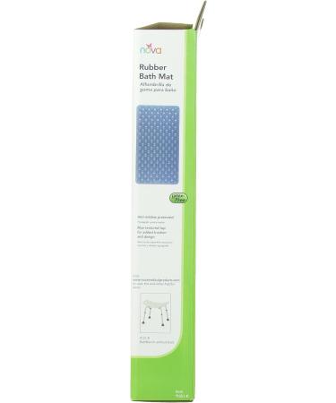 NOVA Medical Products Blue Rubber Bath Mat - Non-Slip Shower Mat for Safety and Comfort - Buy Online on GoSupps.com