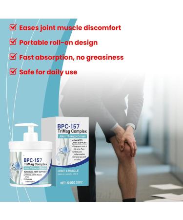 Joint Cream - 100g Massage Cream for Muscle and Joint Relief - Soothing Balm for Ankle and Wrist | For Back Shoulders Neck Arms Hands Legs Knees Feet - Buy Online on GoSupps.com