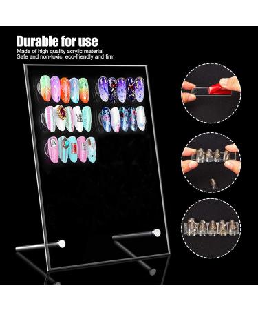 Nail Color Display Board Durable Stable Nail Tip Display Board 26x20cm for Nail Artists Nail Art Technicians for Families Nail Salons Nail Art Schools - Buy Online on GoSupps.com