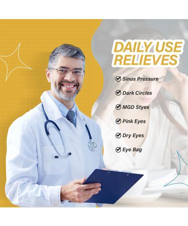 ProCIV 16 Packs Steam Eye Mask Warming Eye Mask Self Heating Eye Mask Sleep Mask Heated Eye Mask for Dry Eyes Fatigue Disposable Eye Mask Great Gifts for Men Women(Chamomile) - Buy Online on GoSupps.com