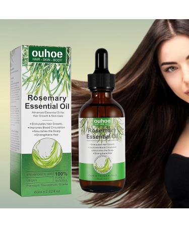 Rosemary Oil for Hair Growth - 60ml Essential Oil to Nourish Scalp & Stimulate Hair Growth - Buy Online on GoSupps.com