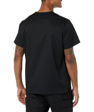 Amazon Essentials Men's V-Neck Scrub Top - Medium Black | Pockets Included - Buy Online on GoSupps.com