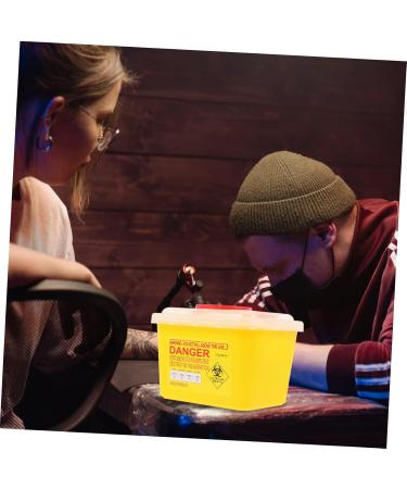 Fomiyes Recycling Box - Needle Waste Disposal Container for Syringes Razors & Blades | ABS Storage Solution for Safe Disposal - Buy Online on GoSupps.com