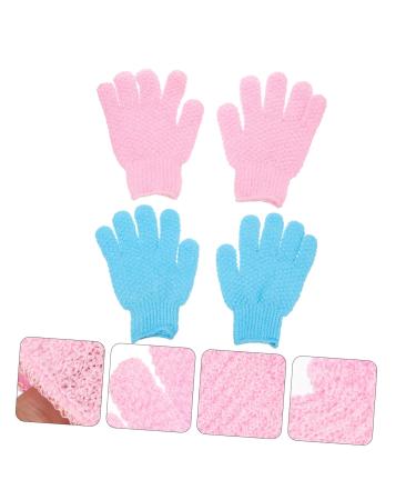Housoutil 4 Pairs Bath Scrub Gloves - Dead Skin Removal & Body Scrubber Mitts for Effective Cleaning & Exfoliation | International Shipping Available - Buy Online on GoSupps.com