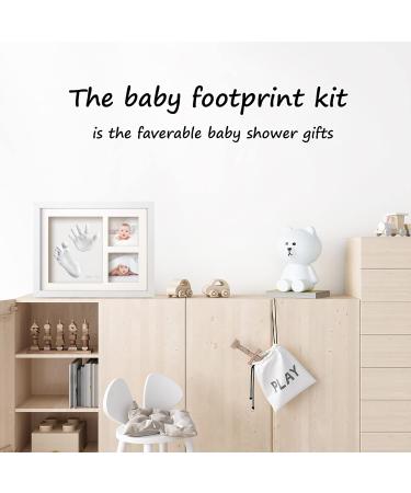 Baby Hand and Footprint Kit Picture Frame Clay Set | Newborn Girls & Boys Photo Frame | Keepsake Baby Shower Gift for New Parents - Buy Online on GoSupps.com