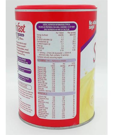 SlimFast High Protein Meal Replacement Shake Summer Banana 365g - Feel Energised and in Control with Slim Fast Magic - 250 ml (Pack of 1) - Buy Online on GoSupps.com