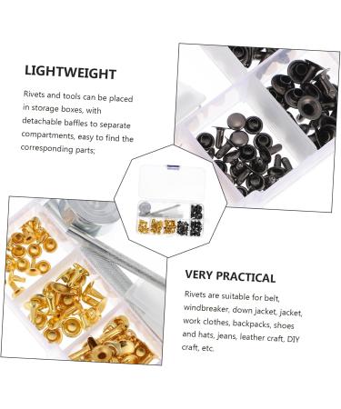 NUOBESTY 1 Set Dress Accessories Nail Accessories Screwback Studs Rivets Studs for DIY Crafts Suitcase Metal - Buy Online on GoSupps.com