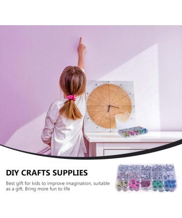 Lurrose Wiggle Eye Sticker 4500 Pcs Diy Eyes Toys Plush Stuffed Animals Colorful Plastic Wiggle Eyes Child Craft Supplies Boxed - Buy Online on GoSupps.com