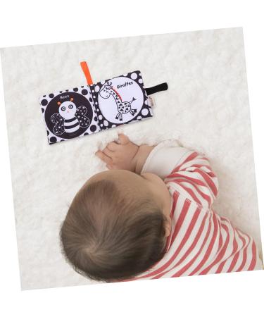 Shop Abaodam 8-Page White Fabric Baby Toy Book | Soft Engaging Children's Book for Toddlers | Perfect Baby Gift - International Shipping Available - Buy Online on GoSupps.com