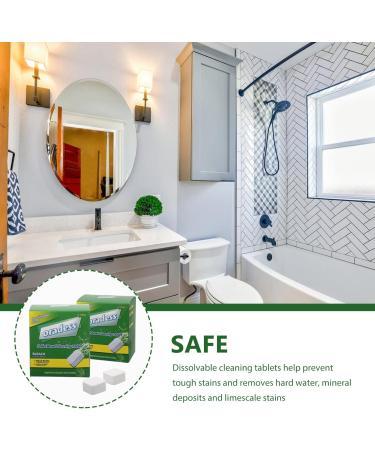 TOPBATHY 2 Boxes Toilet Bowl Cleaner Effervescent Tablet Toilet Cleaning Effervescent Cubes - Buy Online on GoSupps.com