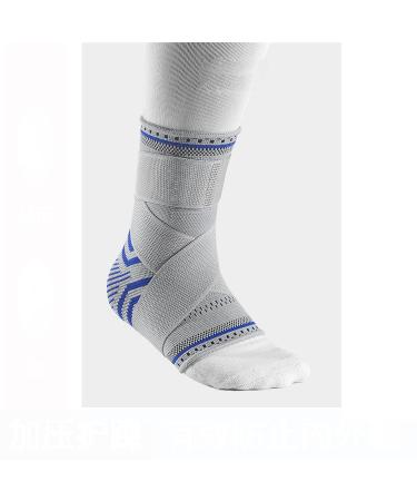 Ankle Brace for Women & Men Soft Ankle Compression Sleeve and Adjustable Achilles Tendonitis Brace for Sports Sprain Arch & Heel Pain Relief (Single) (Color : Gray Size : M) M Gray