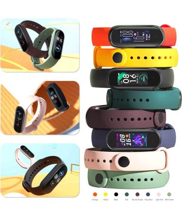 20 Pieces Strap Replacement Compatible with Xiaomi Mi Band 6 / Xiaomi Mi Band 5 / Amazfit Band 5  Bands for Xiaomi Mi Band 5 Bracelet Wristbands Accessories Silicone for Mi Fit 5 Straps (20 Colors) - Buy Online on GoSupps.com