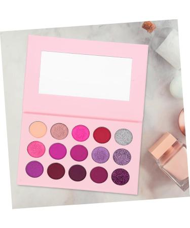 Mipcase Eyeshadow Palette 15 Shimmer Eyeshadow Glitter Eye Shadow Makeup Palette Colorful Eyeshadow Cosmetic Set Matte Miss 1 count (Pack of 1) Purple - Buy Online on GoSupps.com