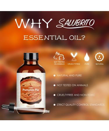 Pumpkin Pie Essential Oil - 100% Natural Aromatherapy Oil for Skin, Headache Relief, Relaxation, and Sleep - Strong Scent for Diffusers, Candles, and Soap Making - 120ML - Buy Online on GoSupps.com