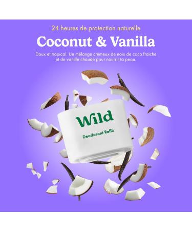 Wild - D odorant Naturel Rechargeable - Etui Violet avec Lot Vari de Recharge - Comprend Cotton & Sea Salt Cherry Blossom Coconut & Vanilla Mint & Aloe Vera et Ocean Mist Lot cat gorie Clean - Buy Online on GoSupps.com