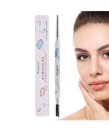Waterproof Eyebrow Pencil - Eyebrow Definer Pencil - Eyebrow Makeup for Strong Shape and Silky Color Double Head Design Eyebrow Pencil for Parties and Daily Use Rowces 06 Light Blue