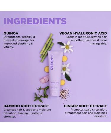 Buy FAB.ME Blonde Fortifying Purple Shampoo by DESIGNME | Toning Formula to Neutralize Brass & Yellow | Enriched with Hyaluronic Acid | Ideal for Blonde Hair - Buy Online on GoSupps.com