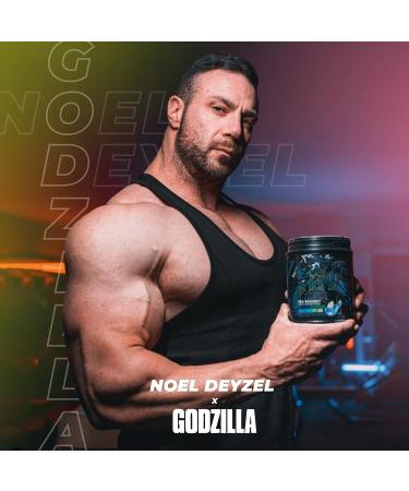 Ryse Signature Series Godzilla Pre Workout - Pump, Energy, Strength, Focus - Citrulline, Beta-Alanine, Caffeine - 40 Servings (Strawberry Kiwi) - Buy Online on GoSupps.com