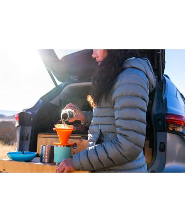 UST Collapsible Flexware Coffee Drip - Strong, Flexible, Compact, BPA-Free Design with Lid Seal for Hiking, Backpacking, Camping - Outdoor Survival Essential - Buy Online on GoSupps.com