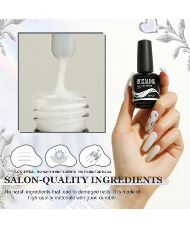 ROSALING Gelin 15ml - Strong Builder Gel for Nail Extensions & Repair | UV/LED White Nail Polish for Strengthening & Art - Buy Online on GoSupps.com