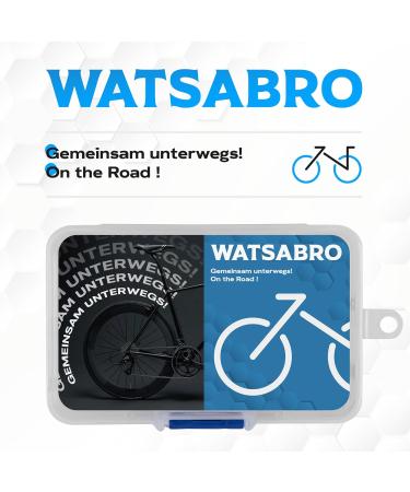 WATSABRO Bicycle & Car Valve Adapter Set Universal Compressor & Air Pump Adapters for French Valves - Buy Online on GoSupps.com