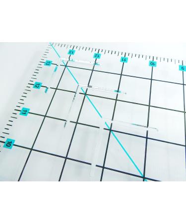 Transformation Ruler: T-Shirt Alignment Tool 14x14 - Create Memories Quilt with Andrea Miani. Perfect for Centering Tee Shirts and Square Quilting Templates - Buy Online on GoSupps.com