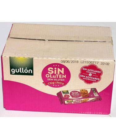 Gullon Cookies Chip Choco Gluten Free and No Added Sugars 130 gr. (Pack Box 12) - Buy Online on GoSupps.com