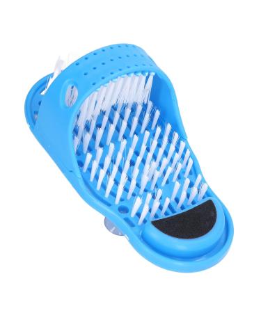Tapis de Douche BlueKey avec Ventouses : un Nettoyant Simple pour les Pieds un Lave-pieds Exfoliant pour une Meilleure Circulation Sanguine l' limination des Peaux Mortes et