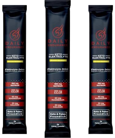 Keto Electrolyte | Favorise l' hydratation et la r cup ration | Low Carb Keto & Pal o | Pas de sucre & Poudre v g talienne pour boisson energisante | 30 stick packs - Buy Online on GoSupps.com
