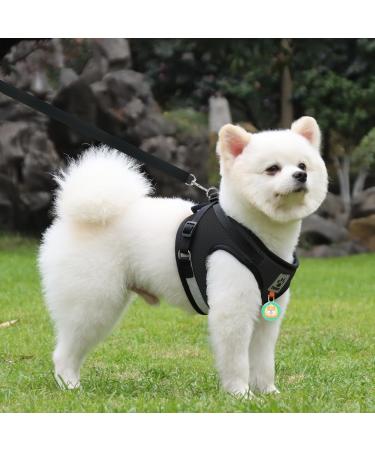 Adjustable Cat Leash Set - Reflective Vest & Leash for Cats & Kittens - Polyester Cat Harness (Black Medium) - Buy Online on GoSupps.com