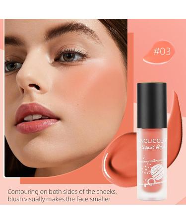 Liquid Cheek Blush | Brightening Contouring Cheek Tint - Natural Looking Breathable Feel Valentines' Day For Women Wife Girlfriends Rowces - Buy Online on GoSupps.com