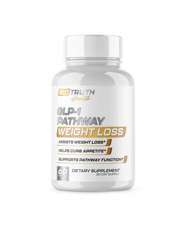 GLP-1 Pathway Weight Loss Pills | Fat Burner for Men & Women | Supports Healthy Pathways Associated with GLP-1 Activity | Appetite Suppressant Support + Energy Assist - 60 Capsules for Adults