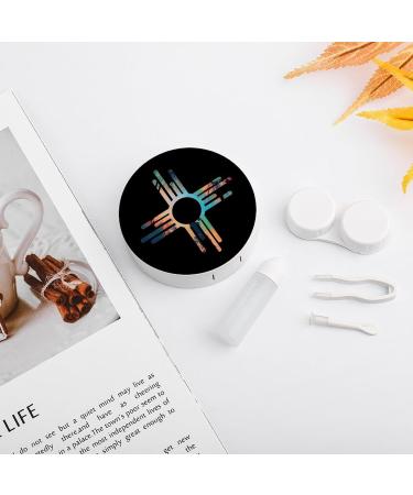 Travel Portable Cross Symbol Contact Lens Case with Mirror International Shipping Available - Buy Online on GoSupps.com