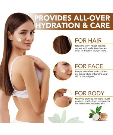 SORRY Shea butter 220 g pure natural unrefined shea butter for the care of dry skin with vitamins A and F deeply nourishes effectively soothes and makes the skin supple provides longlasting hydration - Buy Online on GoSupps.com