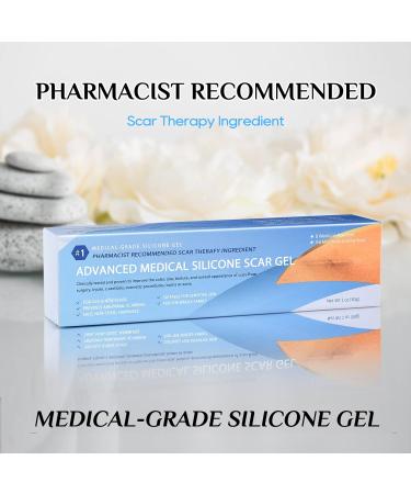 COSMTEK Silicone Scar Gel Cream - Physician Formulated for Keloids, C-Section, Burn, Surgery & Acne - 4cmx3m - Buy Online on GoSupps.com