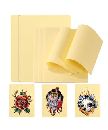 Eiptwh Tattoo Practice Skin Thickness 3mm 11.51 in * 7.8 in Double Sides Fake Skin Tattoo Beginners and Tattoo Artists 11.51*7.8 2sheets+7.70*5.85 5sheets