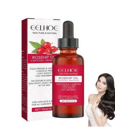 Buy Bio-Hageboten Oil | Pure Natural Rose Hip Kernel Oil 30ml | Moisturizing Facial Oil for Face & Body | Essential Skin Care Oil for Men & Women - Buy Online on GoSupps.com