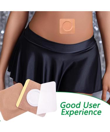 Lot de 25 patchs hypoallerg niques l'huile de ricin pour nombril sans lavage anti-fuites d'huile (huile non incluse) Couleur peau - Buy Online on GoSupps.com