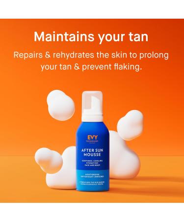 Shop EVY After Sun Mousse - Intensive Moisture & Anti-Aging Formula | Oil & Perfume Free - International Shipping Available - Buy Online on GoSupps.com