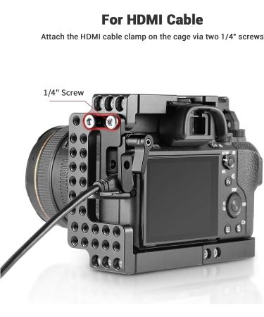 SmallRig HDMI Cable Clamp Lock for Sony A7RIII/A7II/A7RII/A7SII - Compatible with Cage 1660/1673/1675/1982/2087-1679 - Buy Online on GoSupps.com