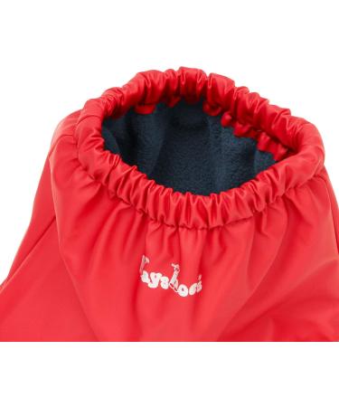 Playshoes Unisex Kid's Waterproof Footies with Fleece Lining - Small Red - Buy Online on GoSupps.com