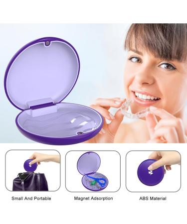 Shop Dnom Dose: Premium Braces Box Clip Box & Denture Storage Solutions - Aligner Chewies & Tools in Purple - Buy Online on GoSupps.com