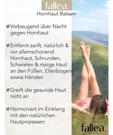 Fallea Cornea Balm 200ml | Overnight Treatment for Cracked Dry Skin | 10% Urea Jojoba Oil Tea Tree Oil & Arnica | Includes 2 Pairs of Socks 36-40 | International Shipping - Buy Online on GoSupps.com