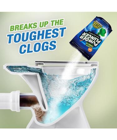 Green Gobbler Powder Plunger Toilet Bowl Clog Remover - 2 Pack 16.5 oz - Buy Online on GoSupps.com