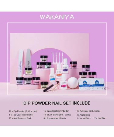 Dipping Powder Nails Set - 12 Sun Changing Colors | Easy Dip Manicure Kits for Home & Salon - Buy Online on GoSupps.com