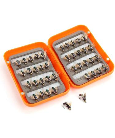 Wytino Fishing Trout Flies Kit - 40 Lifelike Lures & Hooks for Fly Fishing - Premium Trout Flies Box #4 - Buy Online on GoSupps.com