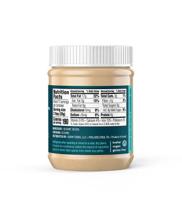 Soom Foods Pure Ground Sesame Tahini Paste Sampler - Single-Source Sesame Tahini & Chocolate Halva Spread - 11oz & 12oz - Silky Smooth Texture for Hummus, Dips, Dressings, Baked Goods - Vegan - Buy Online on GoSupps.com